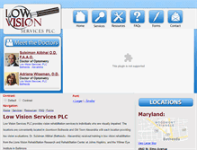 Tablet Screenshot of lowvisionservices.org